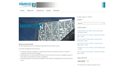 Desktop Screenshot of nimrodcapital.com